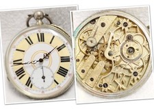 Taschen UHR Schlüssel Silber