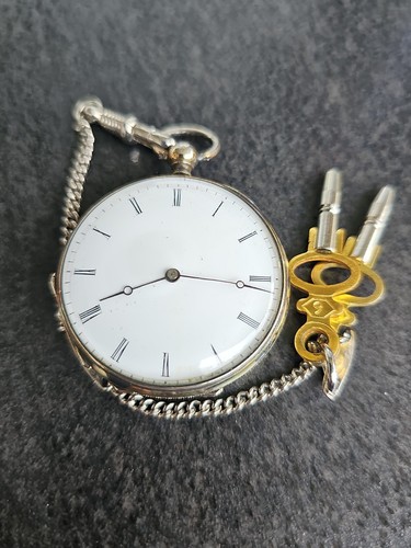 Antike schlüssel taschenuhr - antike,