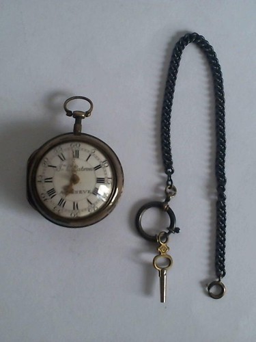 Taschenuhr und uhrenkette - taschenuhr,
