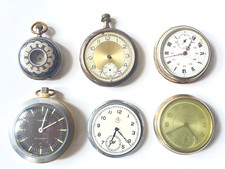 1) 6 alte Taschenuhren Sammler