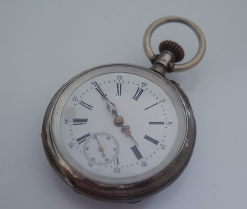 Alte silber taschenuhr - silber,