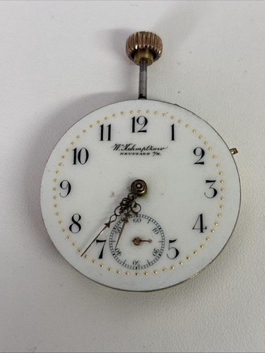 Antikes taschenuhr werk - antikes, mit