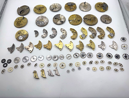 Omega uhrwerk teile konvolut - teile,