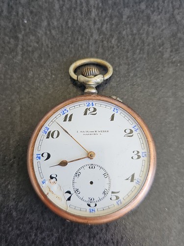 Antike mechanische taschenuhr - ,