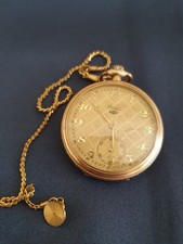 Hera 2xG Taschenuhr Walz Gold