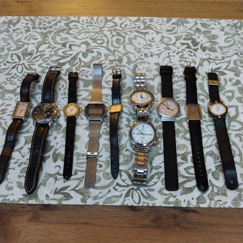 10x vintage uhren - 10x,