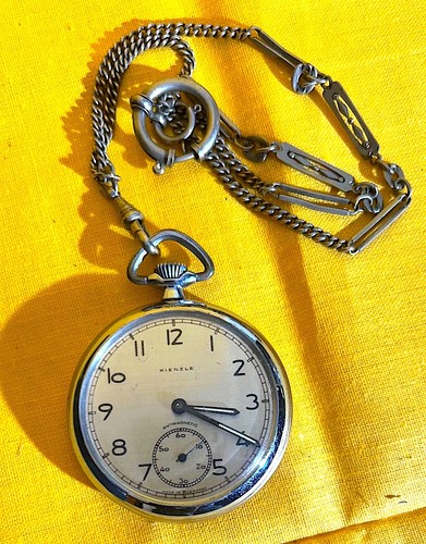 Vintage kienzle taschenuhr - vintage,