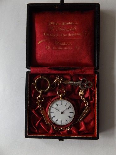Taschenuhr 1890 585 gold - um, 1890,
