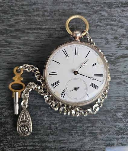 Antike schlüssel taschenuhr - antike,